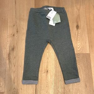 H&M premium bébé NWT fleece lined green joggers 2T
